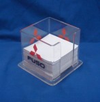 Paper Cube Holder - Clear